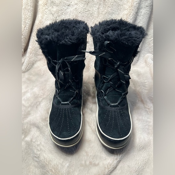 Sorel Women Boots Tivoli Waterproof Black size 8.5 - Picture 3 of 8